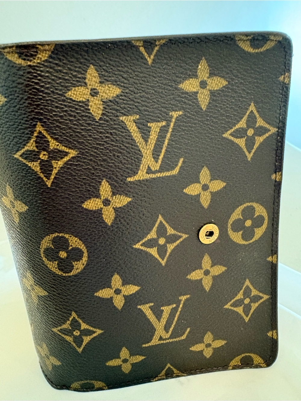 Louis Vuitton Monogram Canvas Porte Papier Bifold Wallet - Brown/Gold - Picture 9 of 10